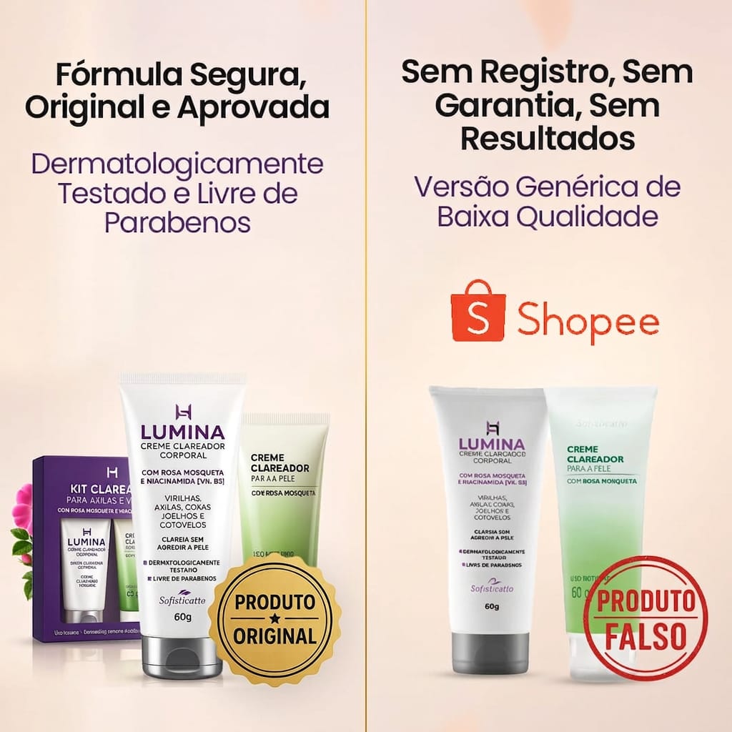 Lumina Creme Clareador - Produto Original